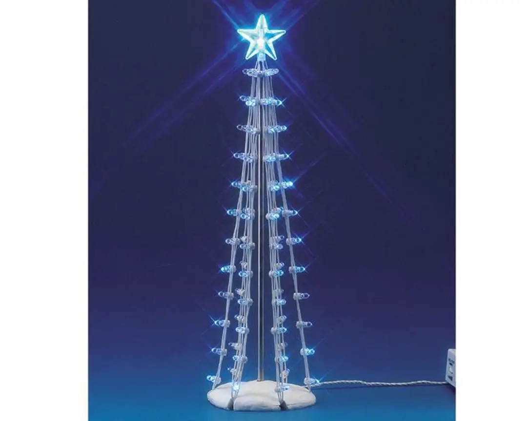 Lemax 9 Lighted Silhouette Tree - Blauw