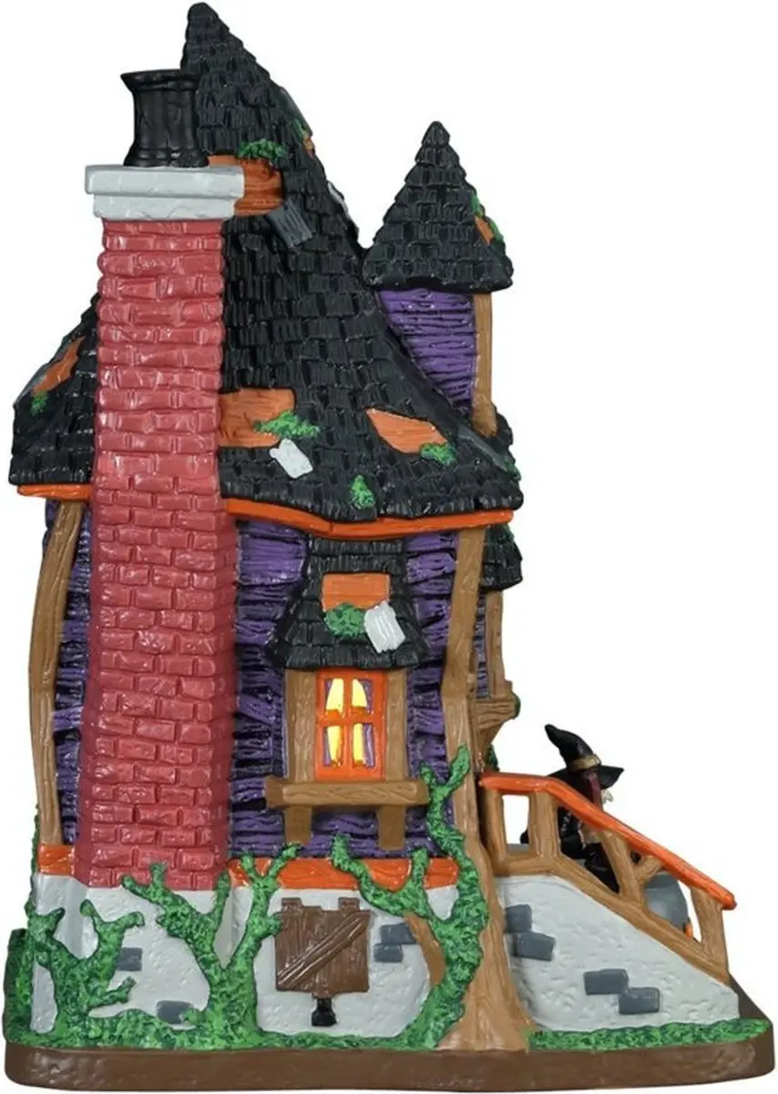 Lemax Witches Bungalow Led - Mix - afbeelding 4 van 4