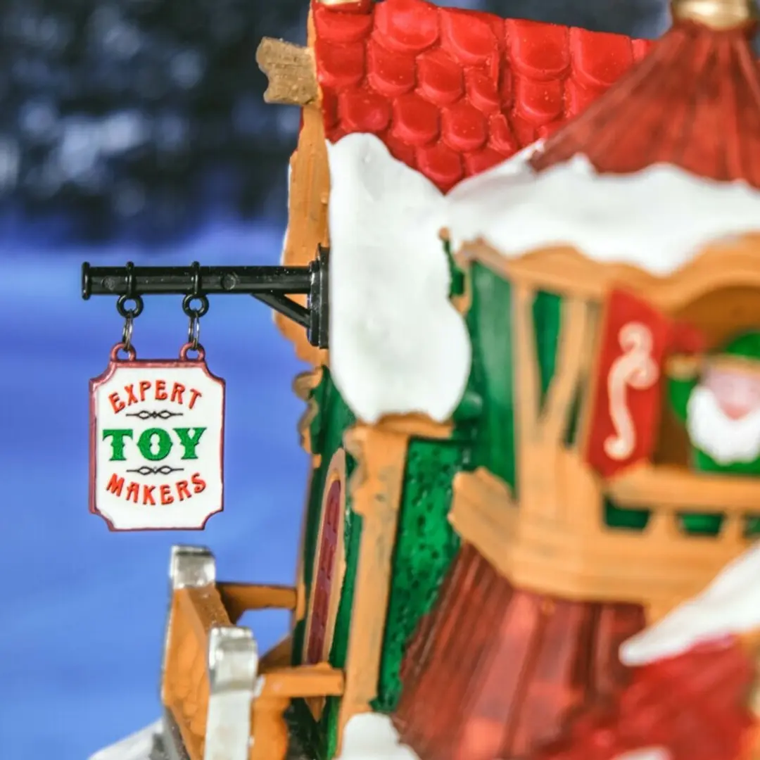 Lemax Kerstdorp The Elf Workshop - Met verlichting - Neutraal