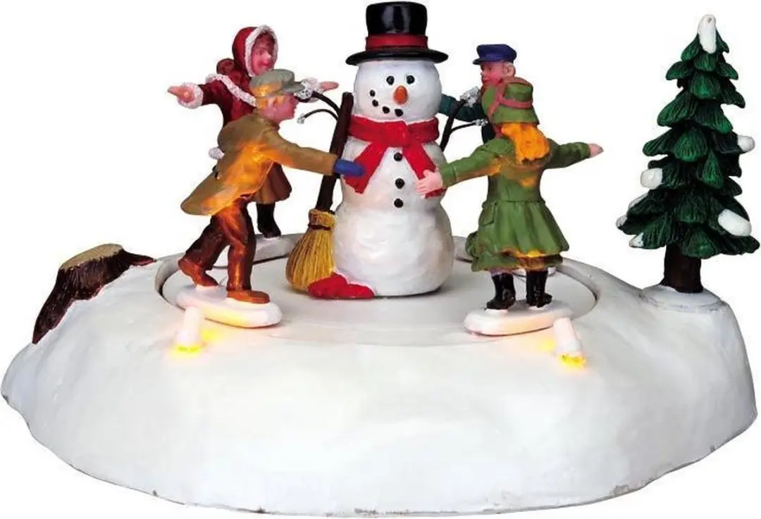 Lemax The Merry Snowman Kersthuisje