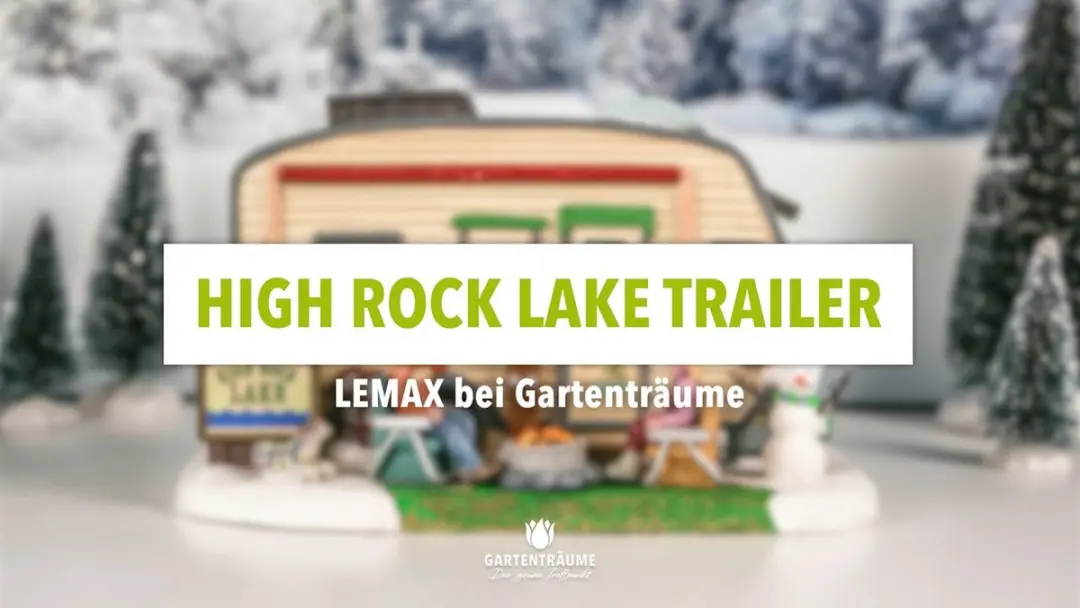 Lemax High Rock Lake Trailer Verlicht Gebouw - Exclusief Adapter