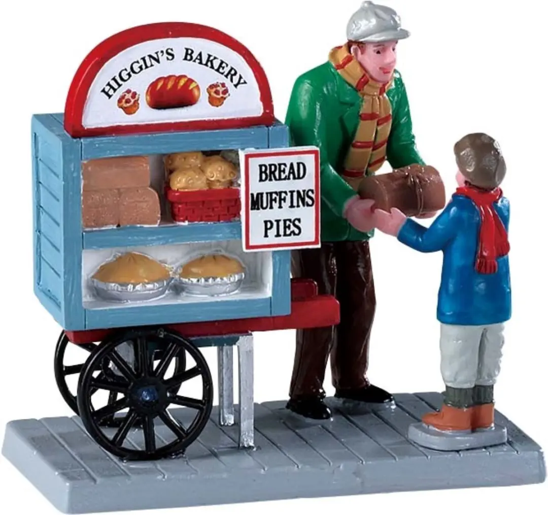 Lemax Delivery Bread Cart Figuur