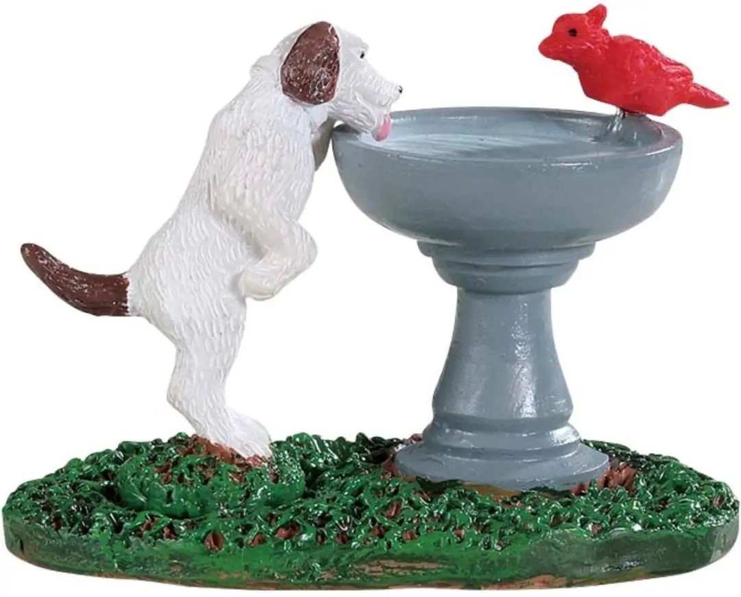 Lemax Bird Bath Hondendrinkfontein