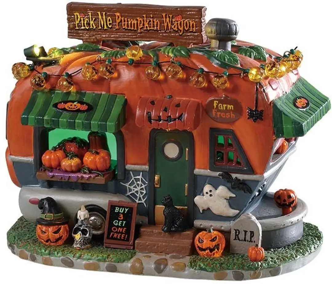 Lemax Pick Me Pumpkin Wagon - Kersthuisje