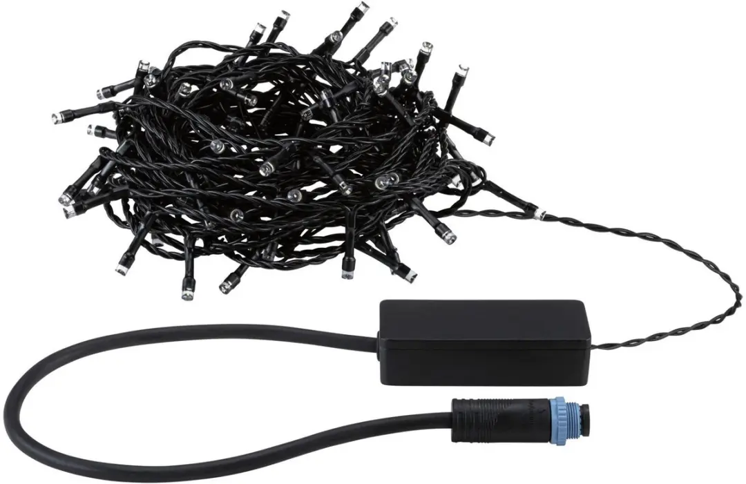 Paulmann Plug & Shine LED-lichtketting Yuna 10m - 114 lampen - 2,5W - Zwart