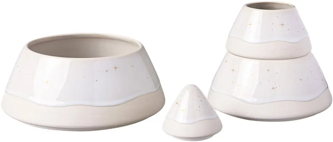Like by Villeroy & Boch Baum Winter Glow Dose - Ø18,8cm - Beige - afbeelding 4 van 6