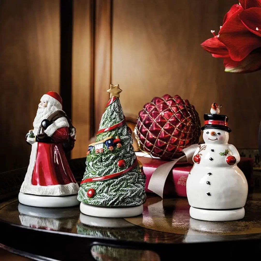 Villeroy & Boch Nostalgic Melody Kerstboom Muziekdoos - 11cm - afbeelding 2 van 2
