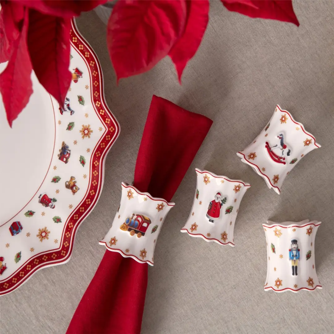 Villeroy & Boch Toy's Delight Servetringen - Set van 4 - afbeelding 4 van 4