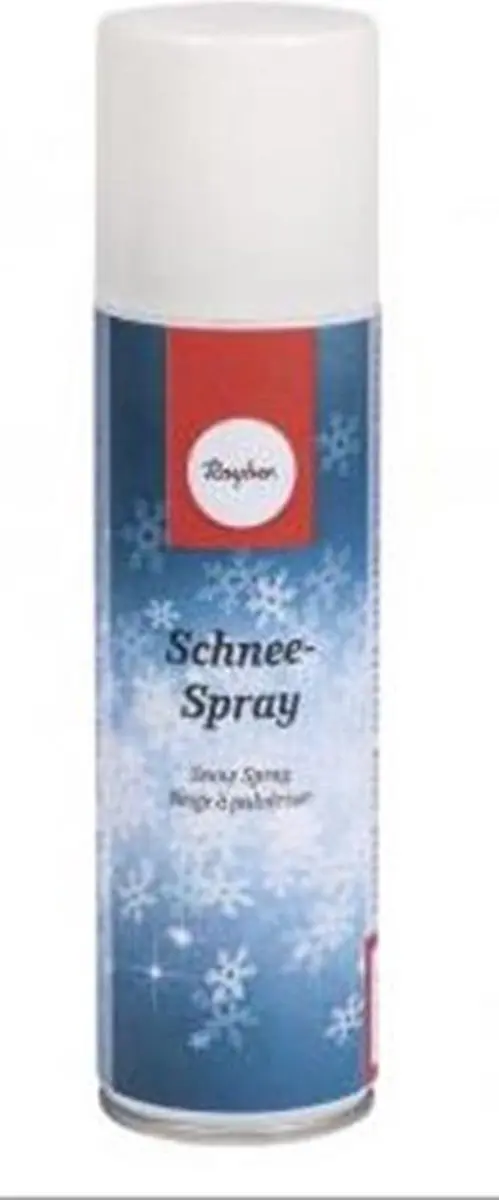 Sneeuwspray, geschikt voor styropor Rayher