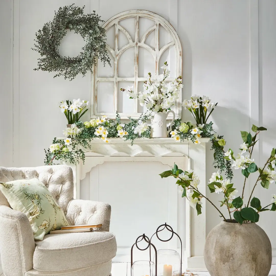 Loberon Guirlande Valerie - Groen/Bruin
