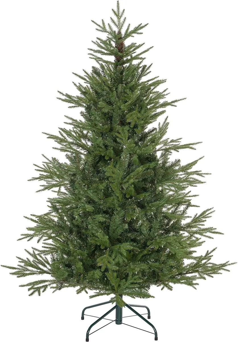 HOMCOM Kerstboom Kunststof, Metaal 95L x 95B x 150H cm Groen