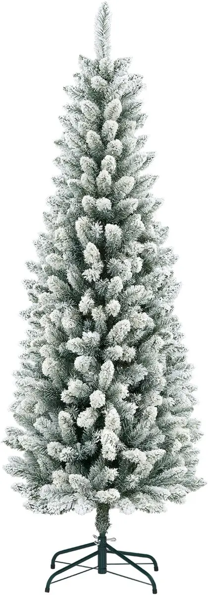 HOMCOM Kerstboom Kunststof, Metaal 65L x 65B x 183H cm Groen