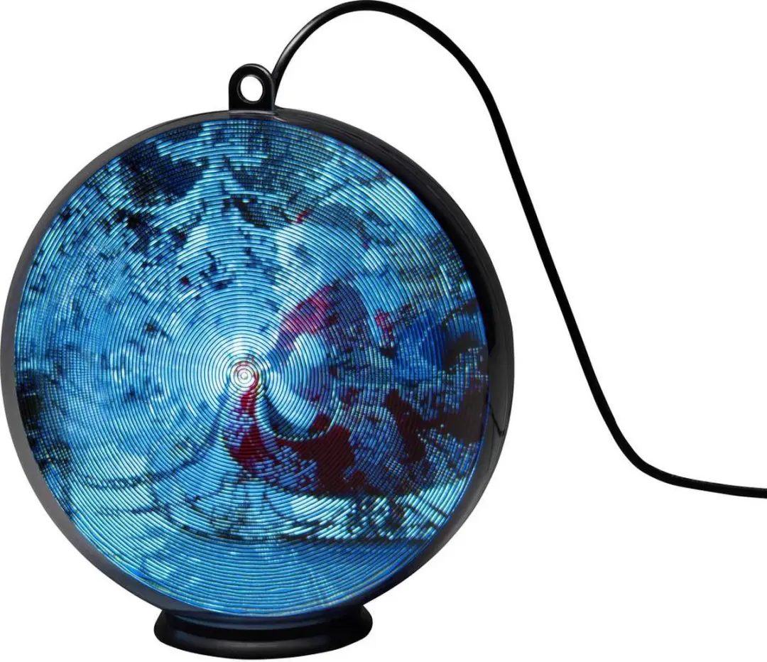 Konstsmide 1560-700 LED-raamhanger Kerstman met slee LED Zwart Timer