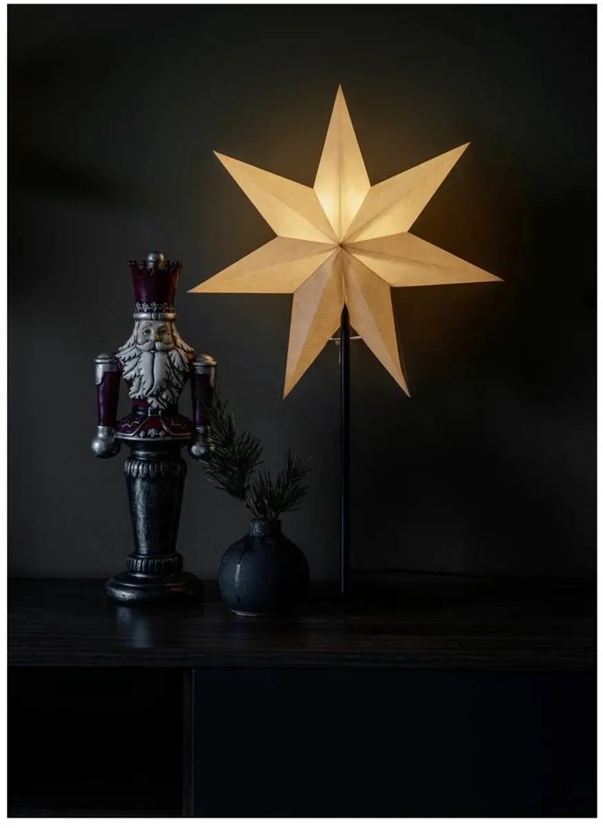 Konstsmide Kerstster 1761-370FSC - Zwart