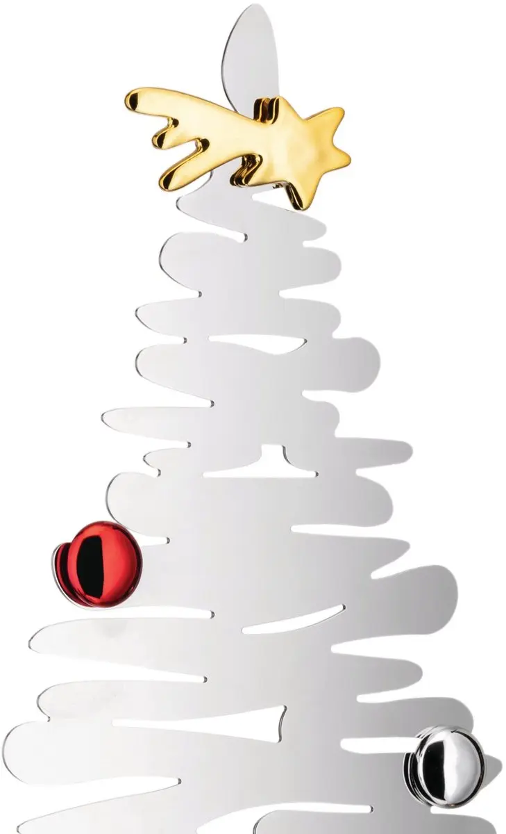 Alessi Bark Kerstboom 45cm - RVS - 6x Magneten - afbeelding 3 van 6