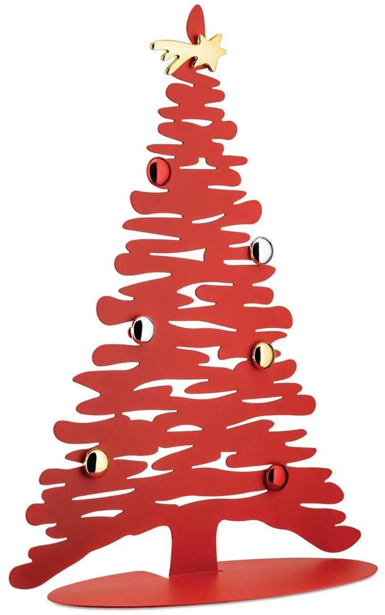 Alessi Bark Kerstboom Kerstdecoratie 45 Rood