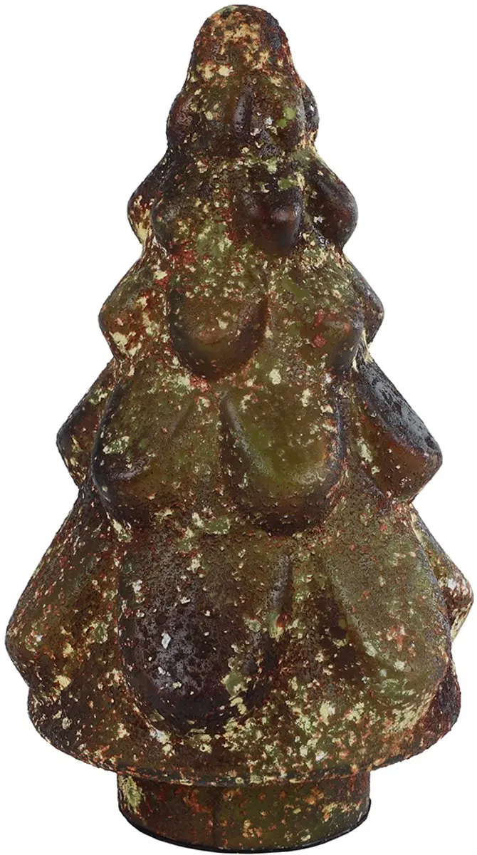 Kerstboom Sculptuur boom Hendrick XL oudgroen glas / Deco & Cadeau by Peters