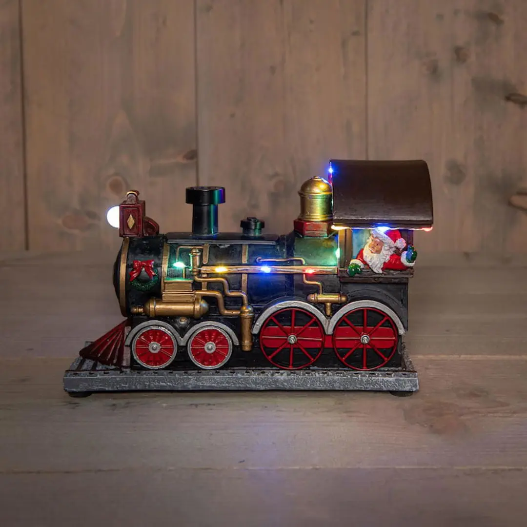 Anna's Collection Stoomtrein met kerstman - afbeelding 2 van 2