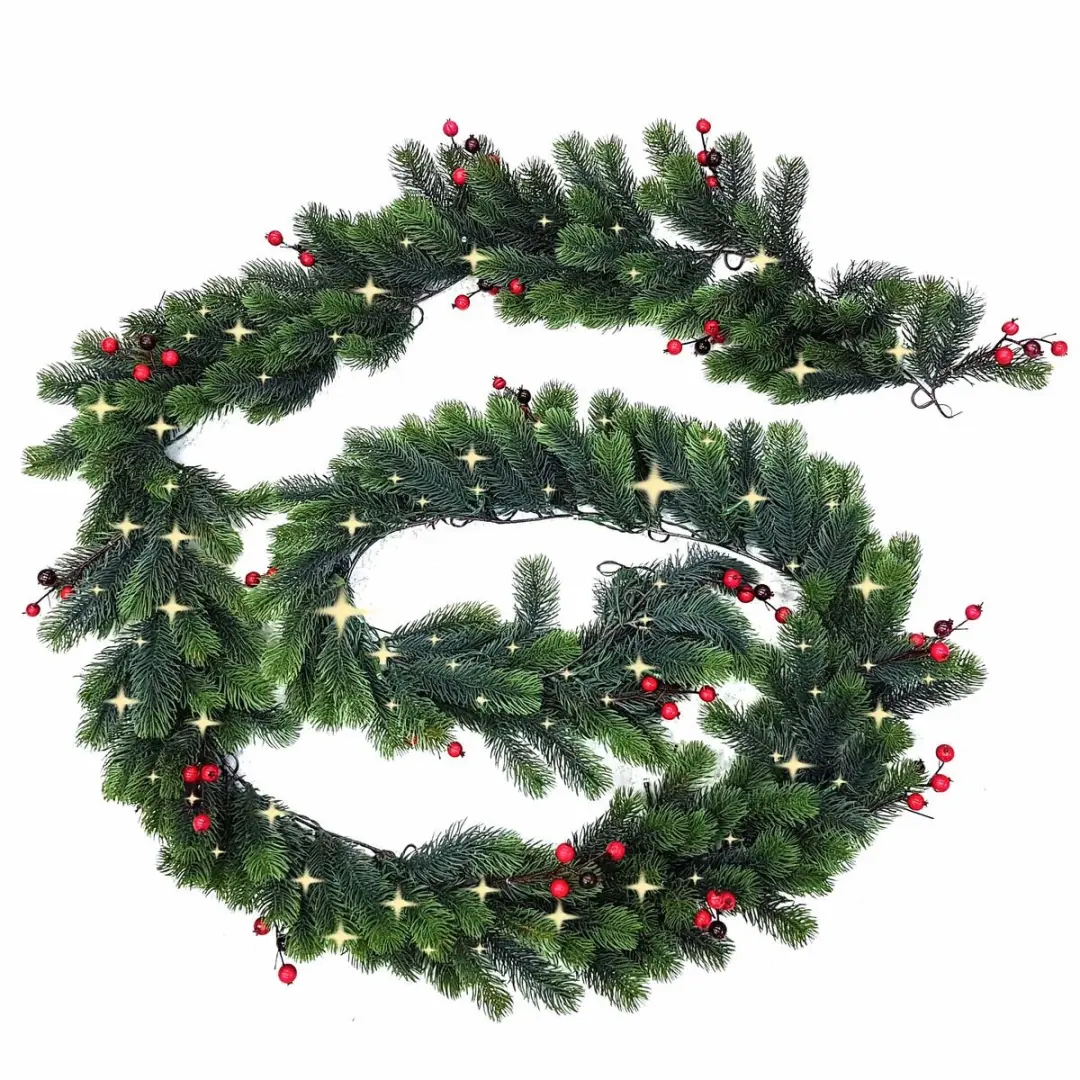 Lumineo Groene LED Guirlande 270cm - 50 Lampen
