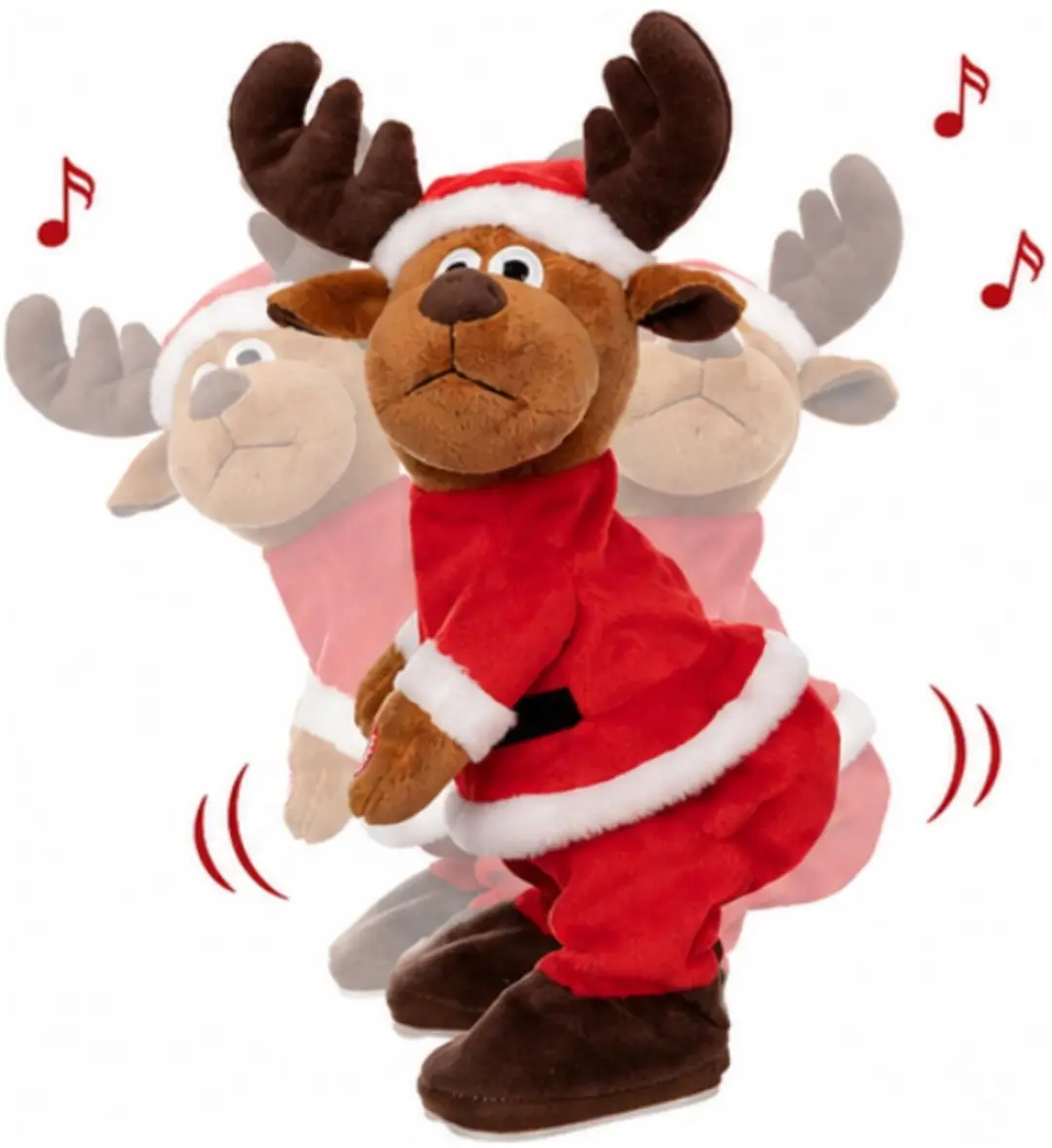 Decoris Dansende rendier kerstpop