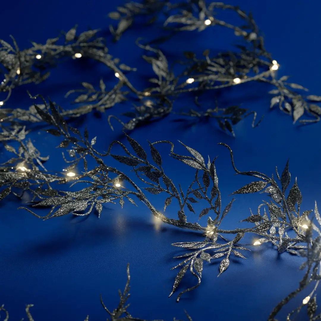 Micro LED guirlande zilver