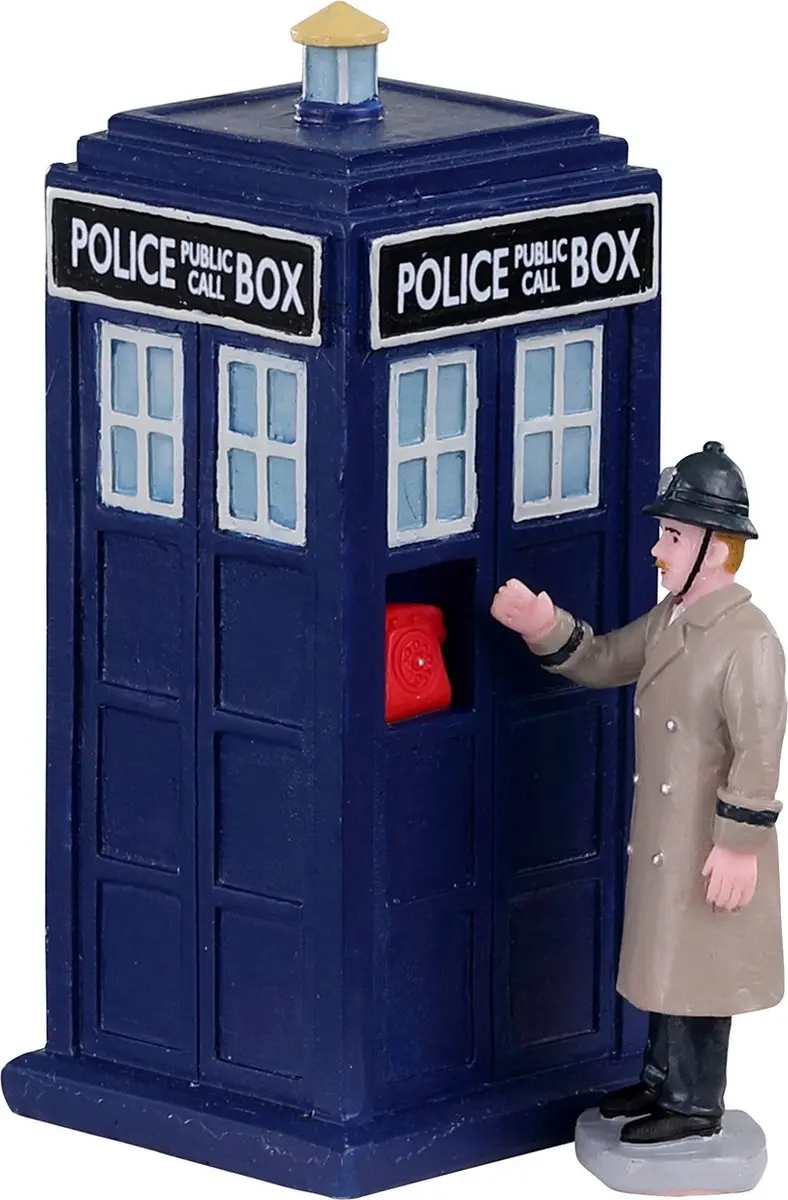Lemax Police Call Box Kersthuisjes