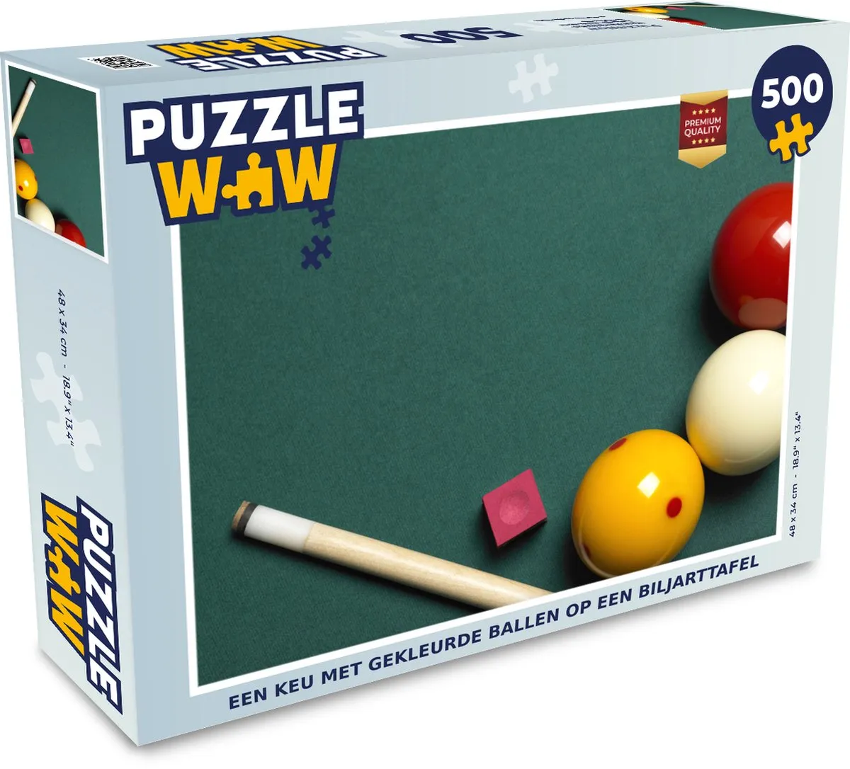 PuzzleWow Legpuzzel 500 Stuks Multicolor