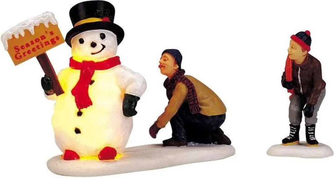Lemax Frosty's Friendly Greeting Kersthuisjes