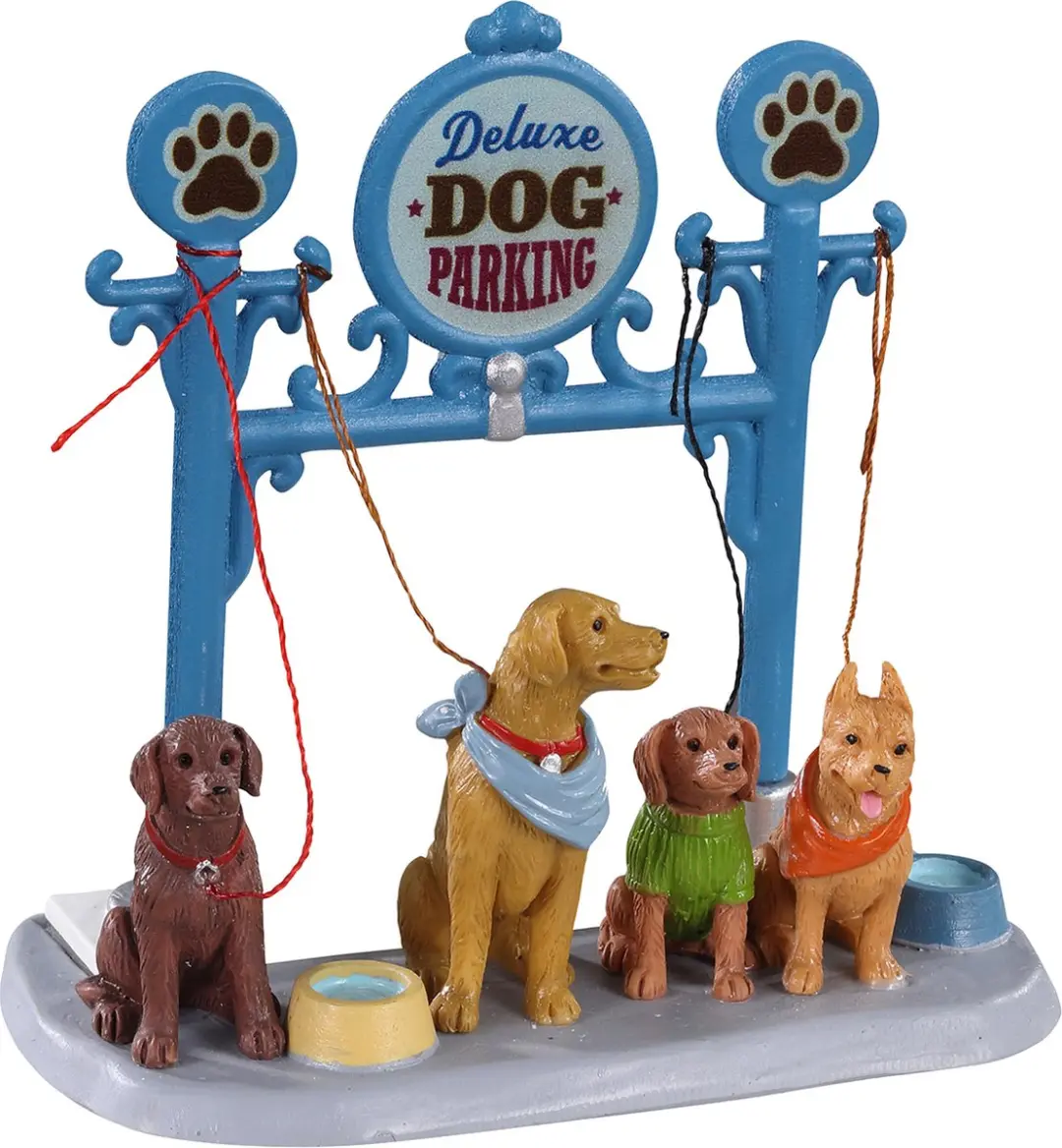Lemax Dog Parking Kersthuisje - Neutral
