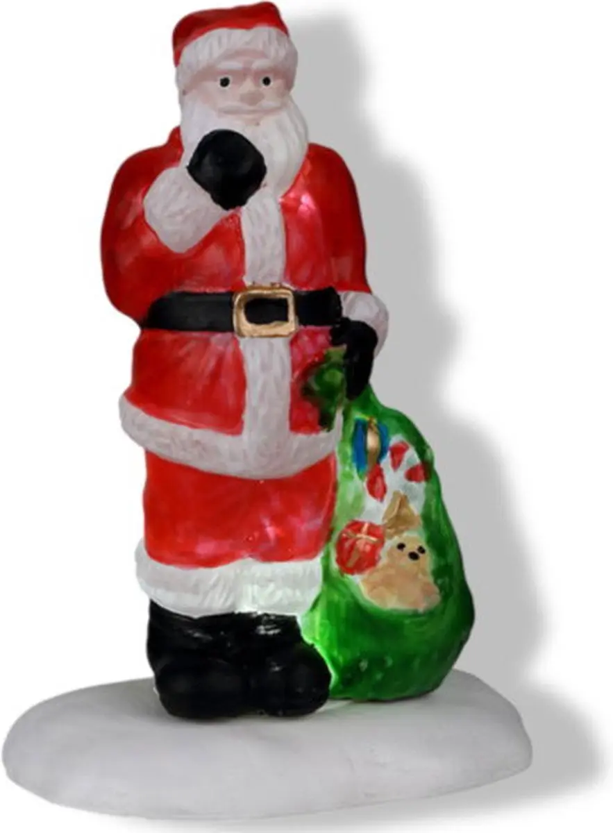 Lemax Santa's Here Verlicht Accessoire - Exclusief Adapter - Meerkleurig