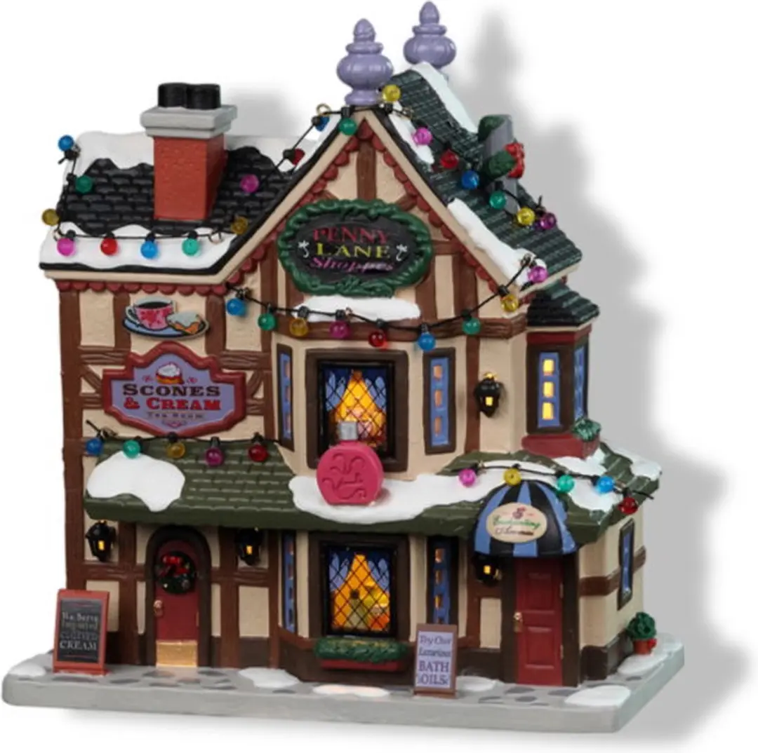 Lemax Penny Lane Shoppes Kersthuisjes Mix