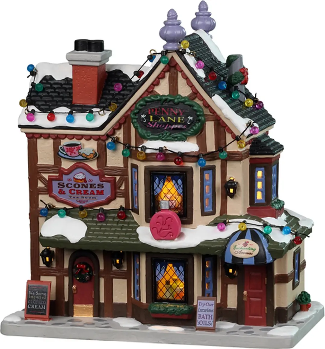 Lemax Penny Lane Shoppes Kersthuisjes Mix