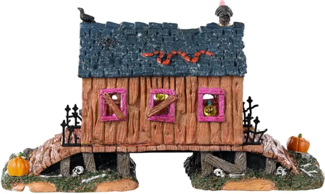 Lemax Spooky Town Creepy Covered Bridge - Mix