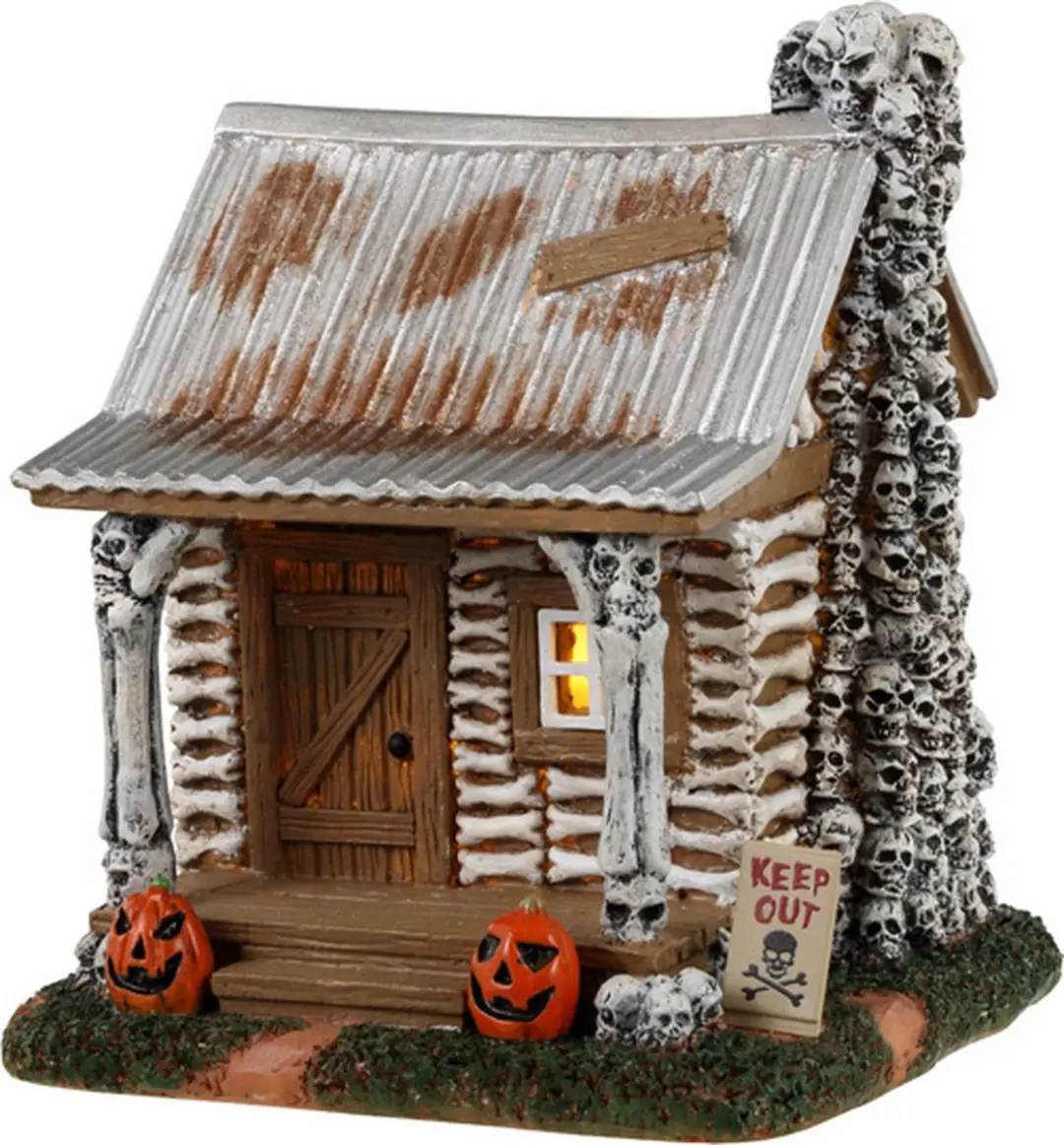 Lemax Spooky Town Skeleton Cottage