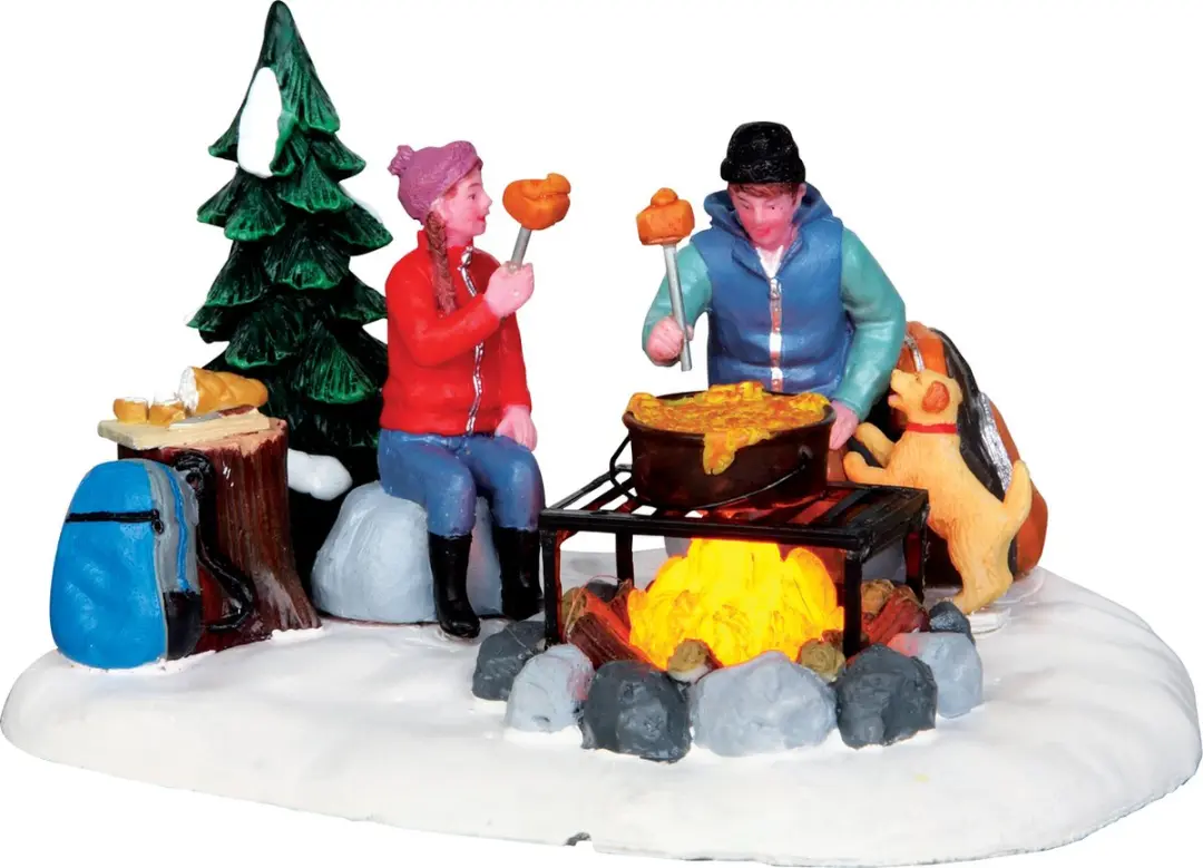 Lemax Campfire Fondue