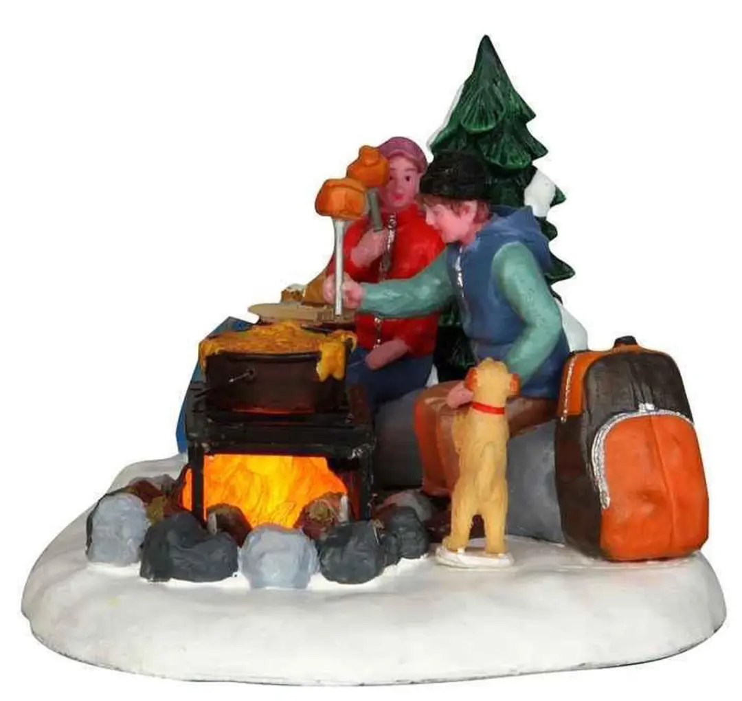 Lemax Campfire Fondue - Kersthuisjes & Kerstdorpen