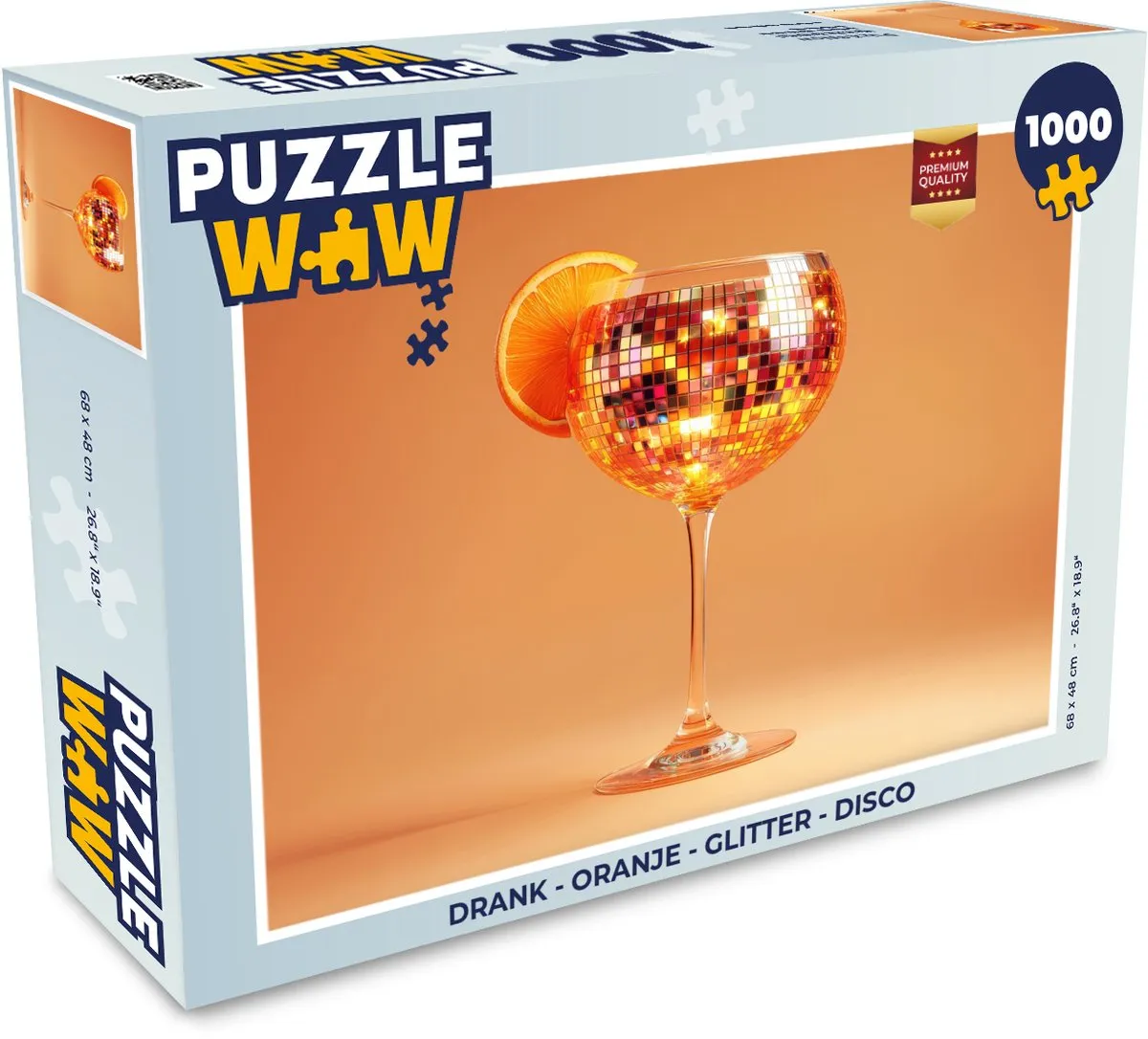 PuzzleWow Disco Legpuzzel 1000 Stuks