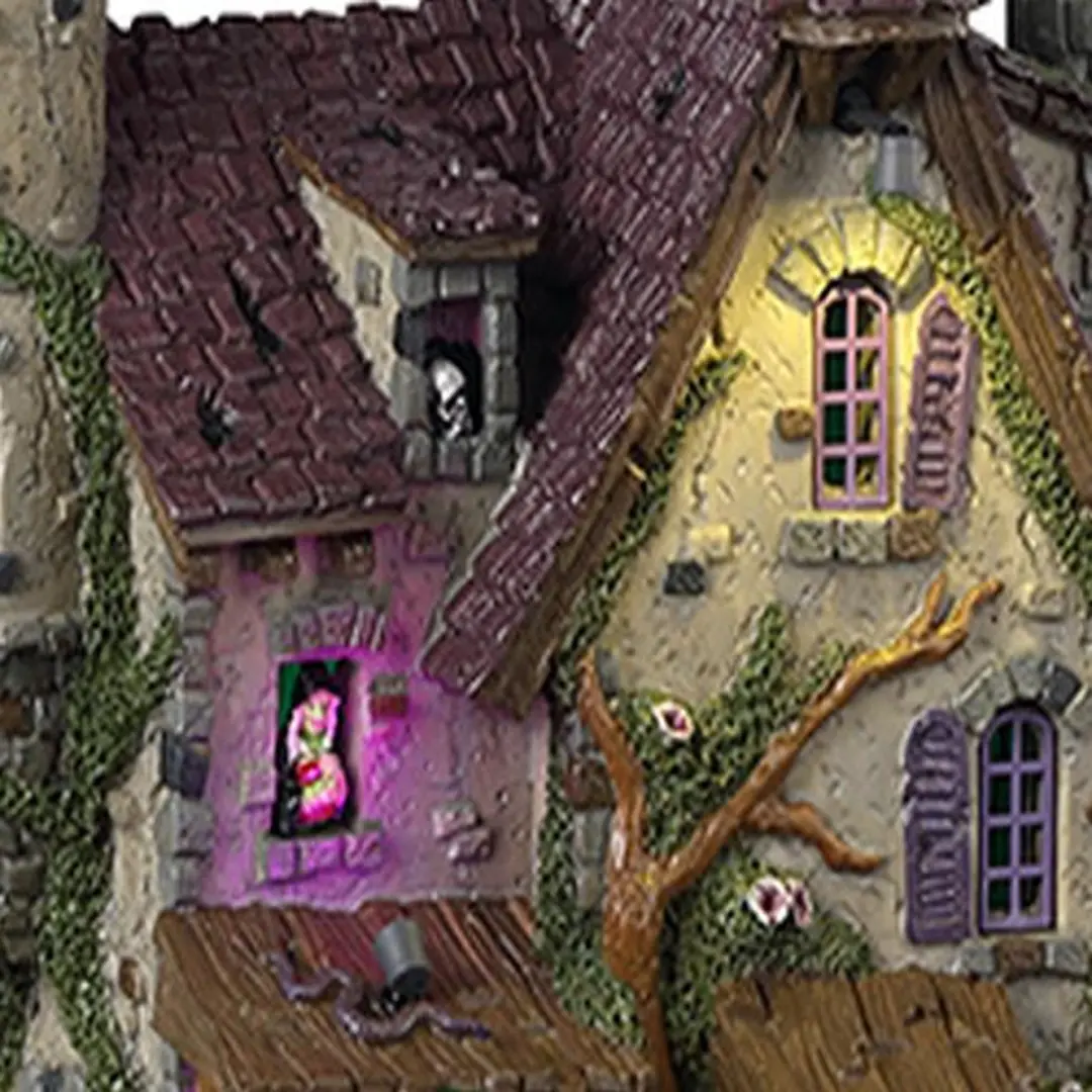 Lemax Spooky Town Wicked Garden Coven