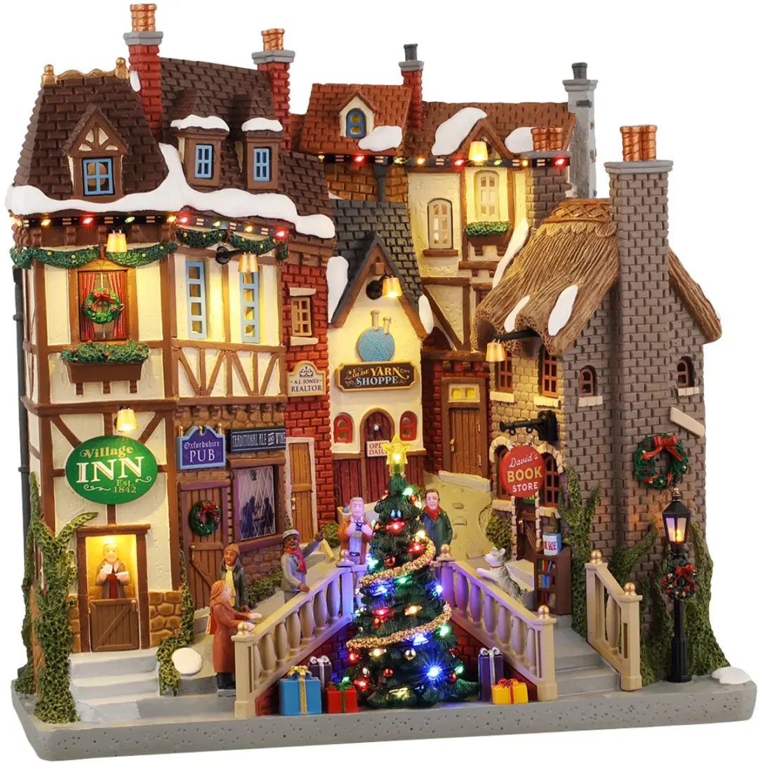 Lemax Oxfordshire Village Gevel - Mehrfarbig