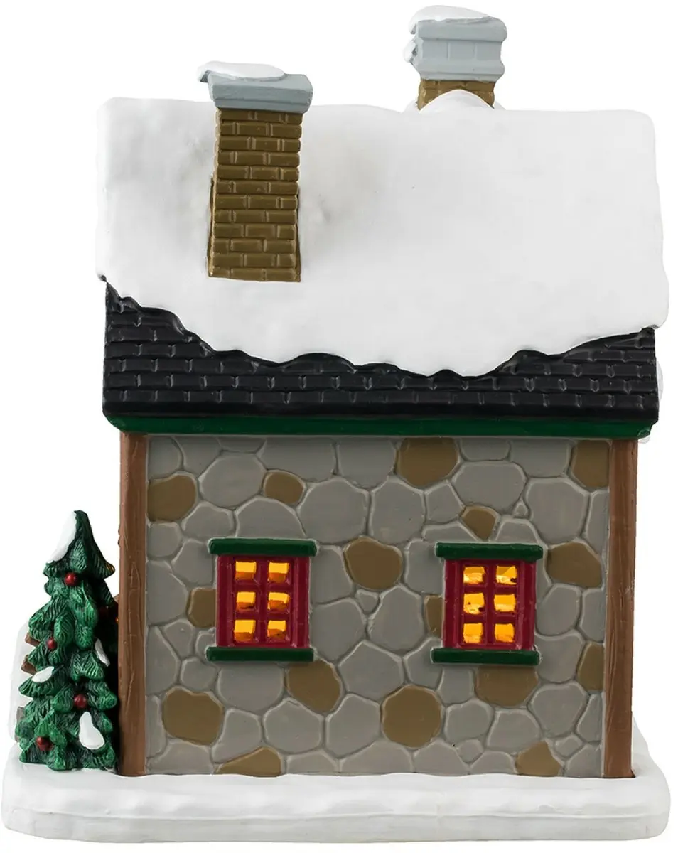 Lemax Winter's Haven Cafe Verlicht Gebouw - Meerkleurig
