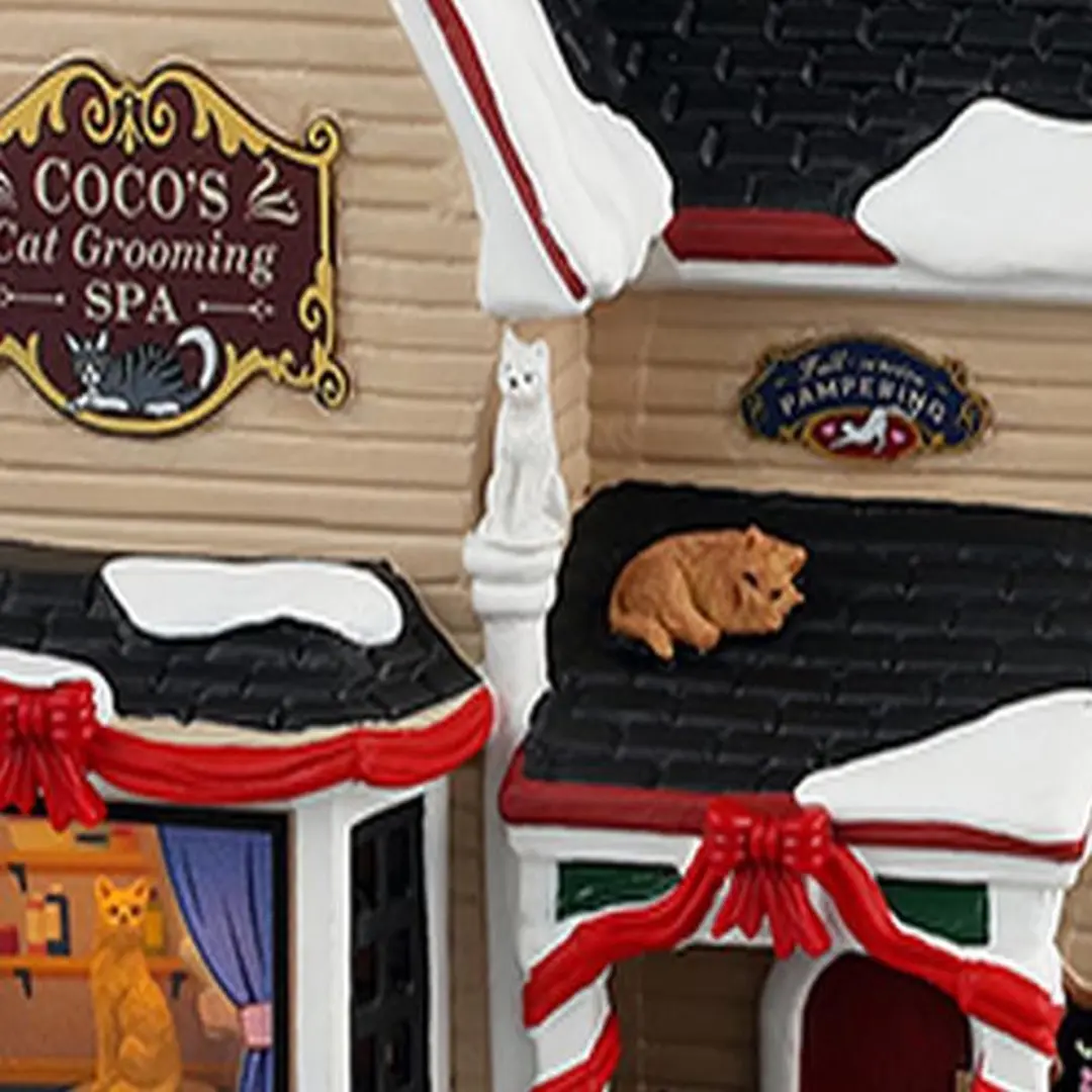Lemax Coco’s Cat Grooming Spa - 1 Stuks - Multicolor