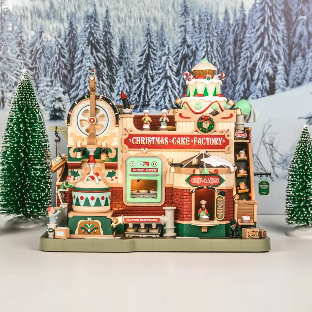 Lemax Christmas Cake Factory Verlichte Sights & Sounds