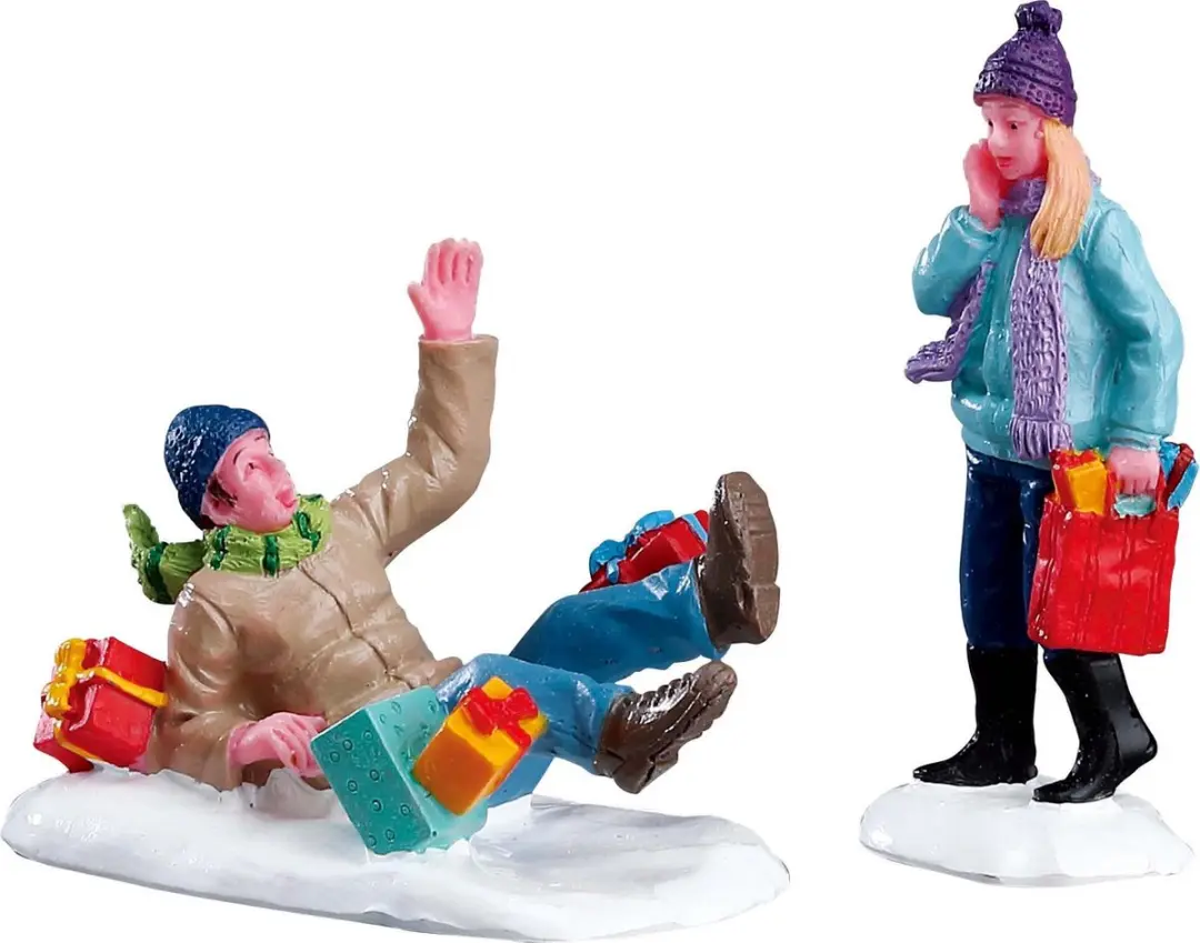 Lemax Shopping Date Set