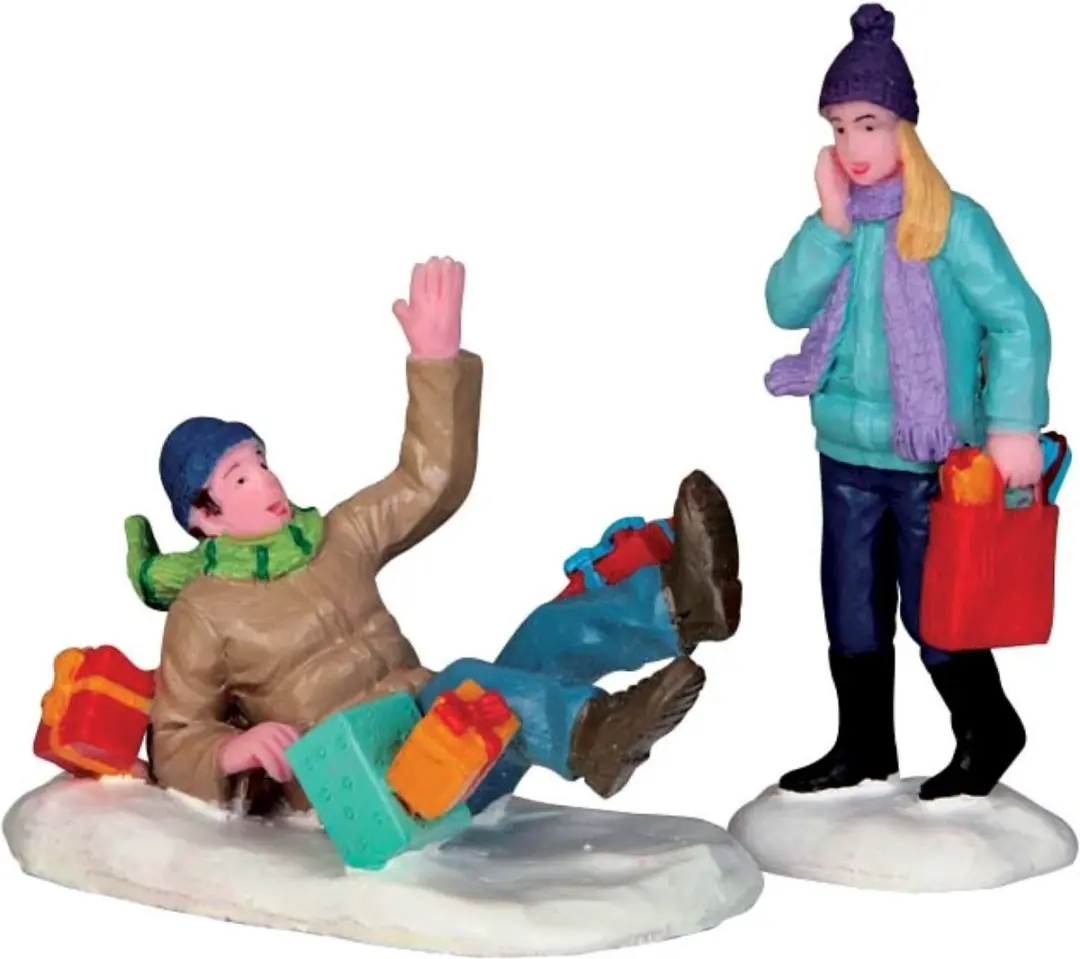 Lemax Shopping Date Set - 2 Stuks