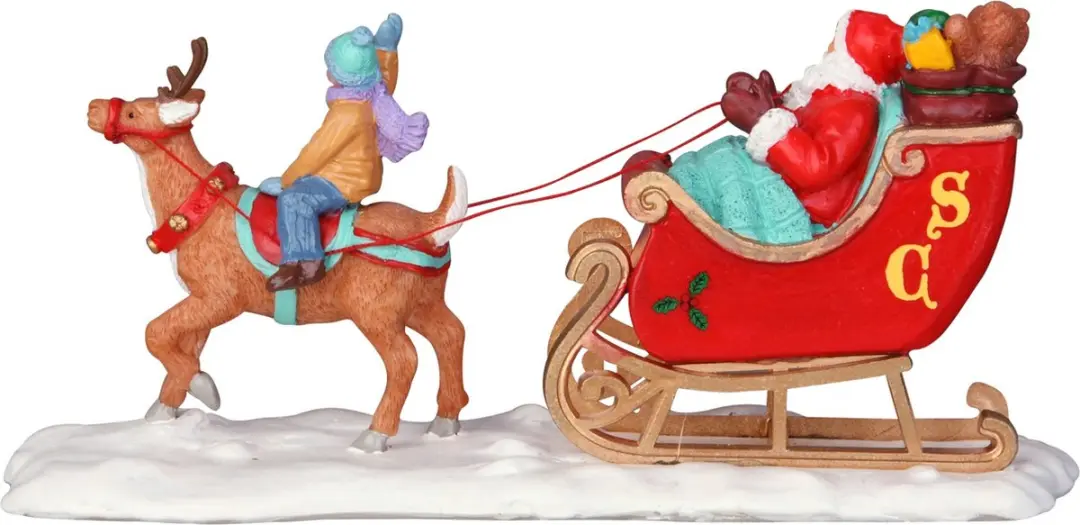 Lemax Santa's Sleigh Figuur - Neutral