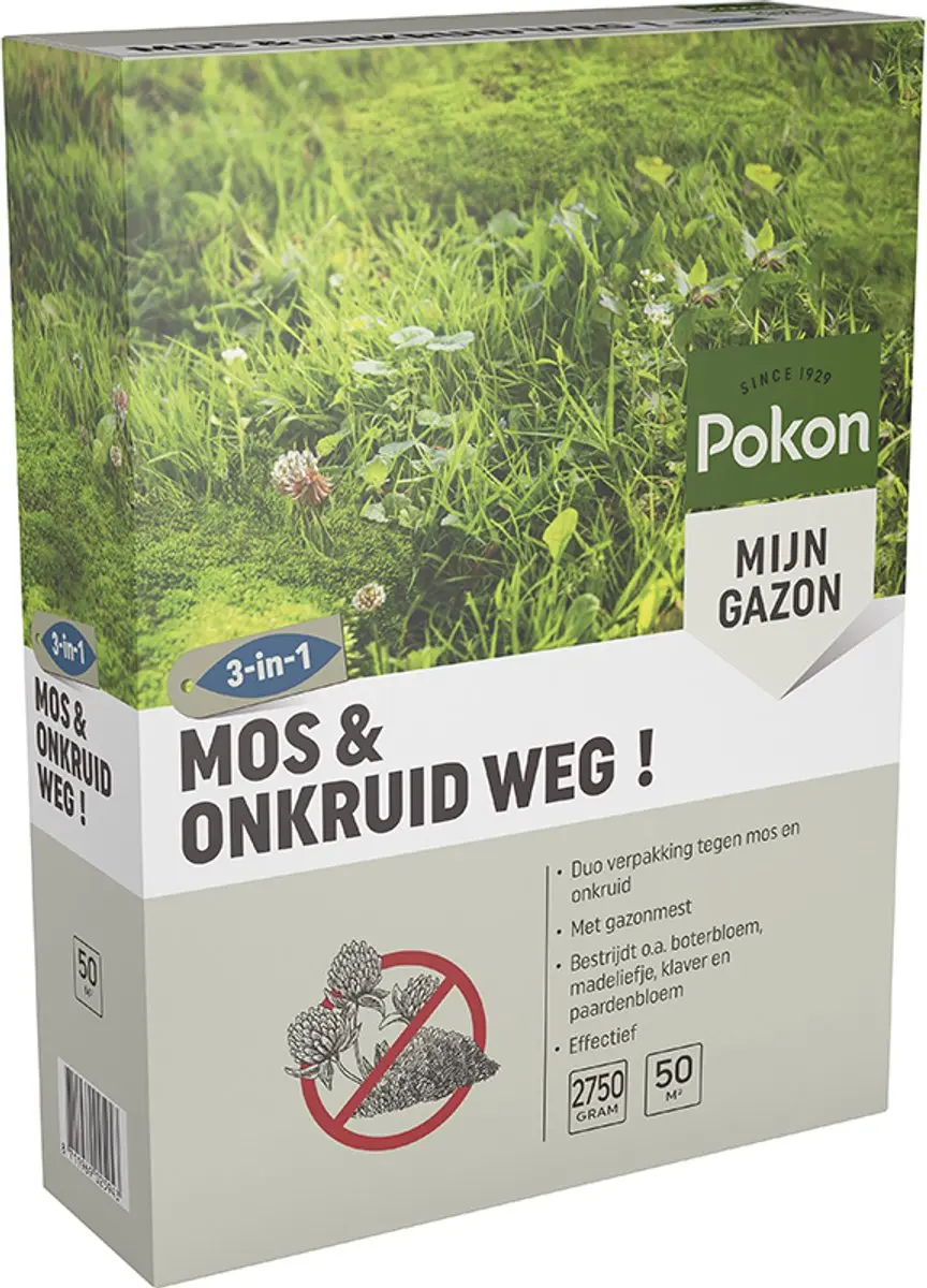 Pokon Mos en Onkruid Weg! 2,75kg