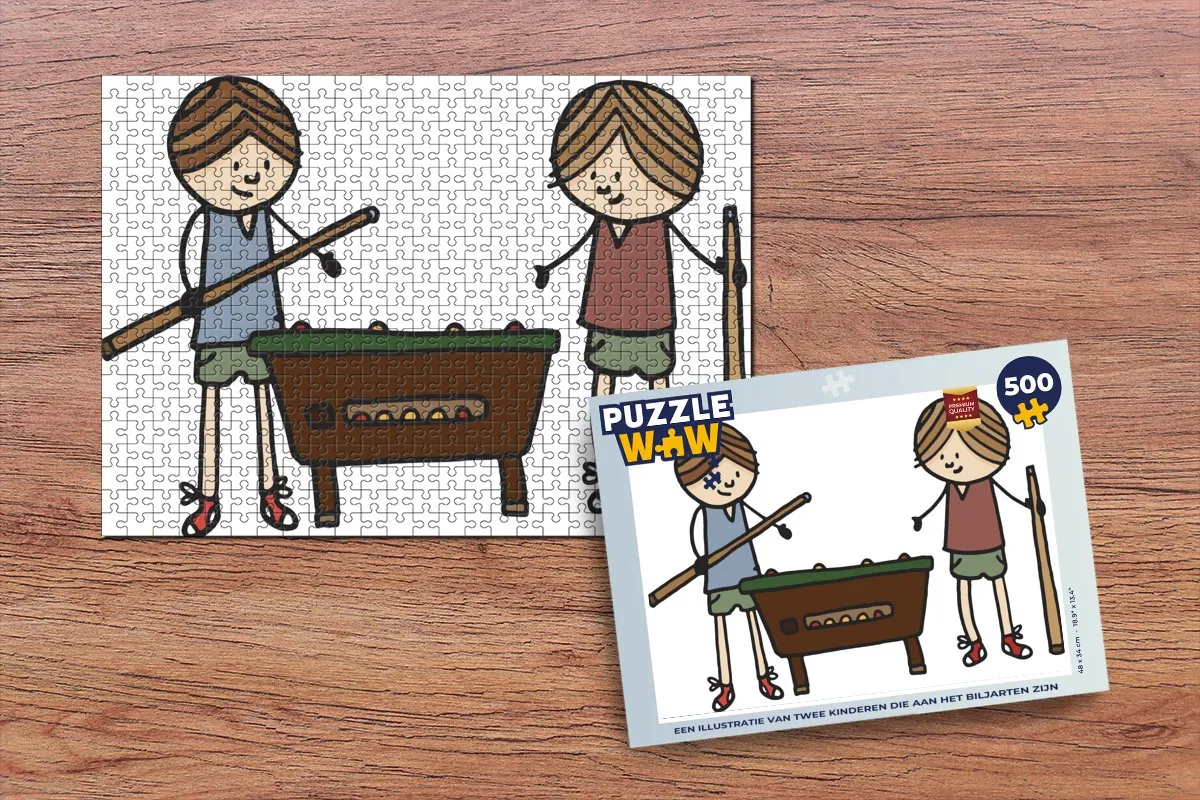 PuzzleWow Legpuzzel 500 Stuks - Multicolor