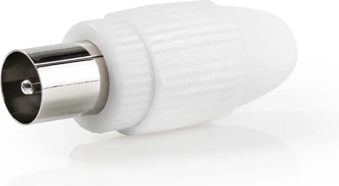 Nedis IEC Coax Connector Recht 75 Ohm - 2 Stuks - Wit - afbeelding 6 van 6