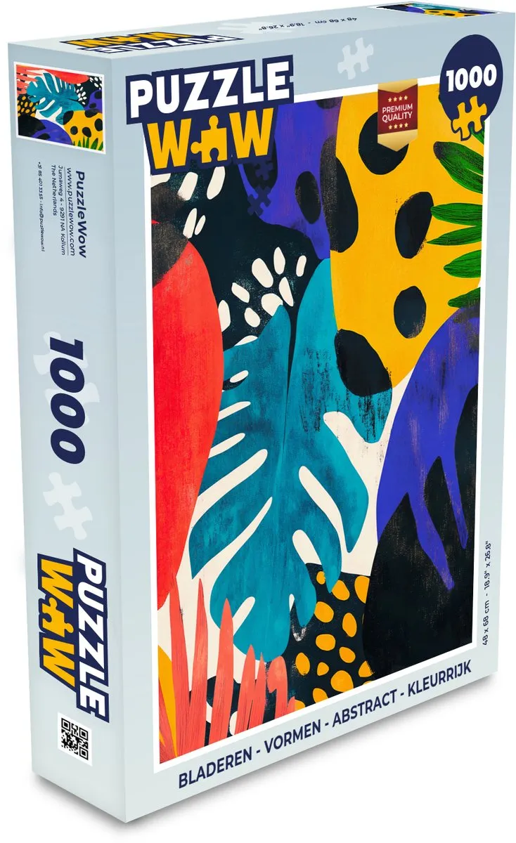 PuzzleWow Abstract Legpuzzel 1000 Stuks
