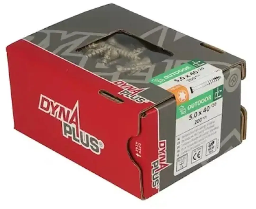 Dynaplus Xtreme Vlonderschroeven Torx 25 5x50mm - 200 Stuks - Brons